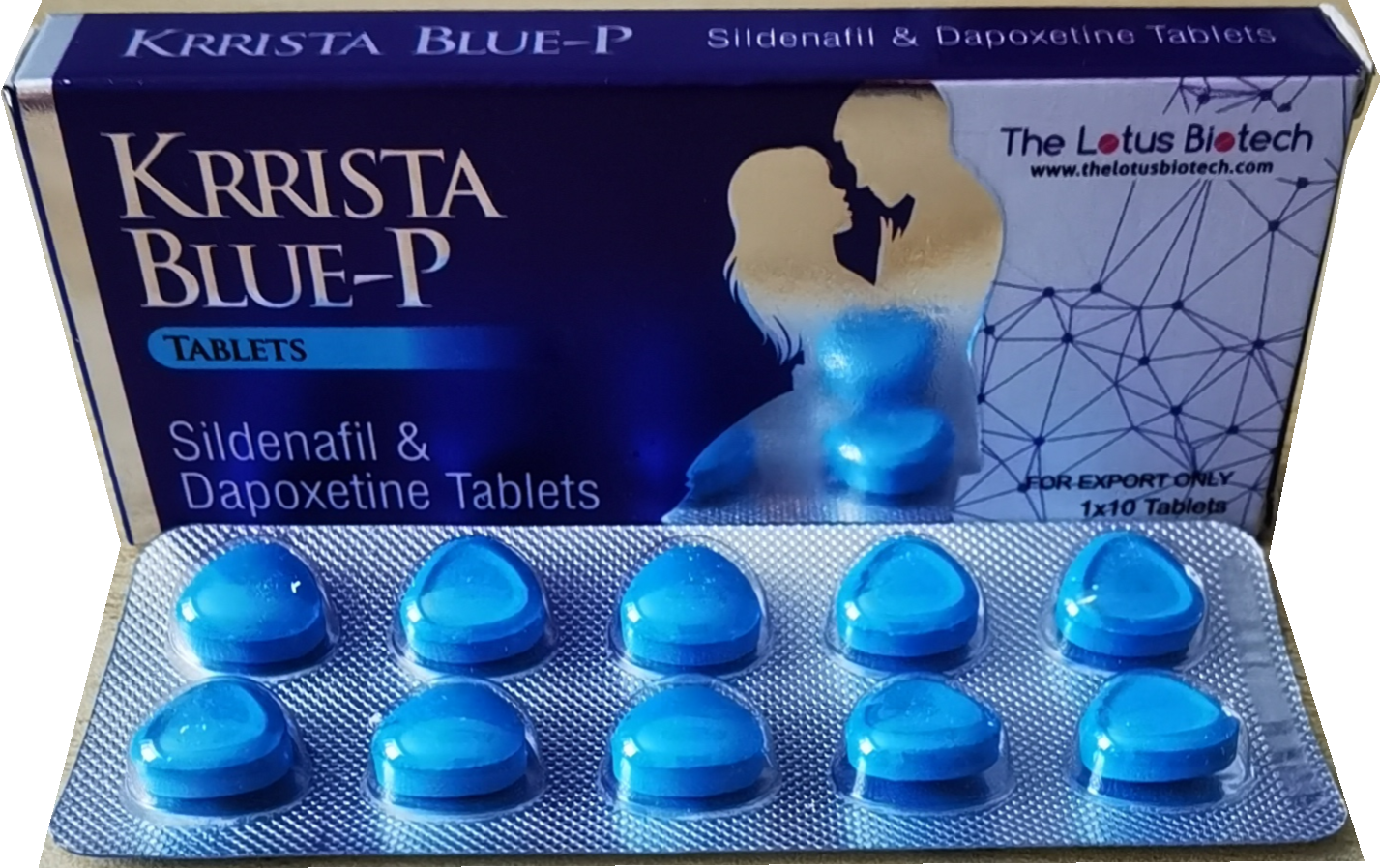 巅峰藍P KRRISTA BLUE-P 雙效偉哥 威而鋼偉哥必利勁雙效片 澳門現貨正品